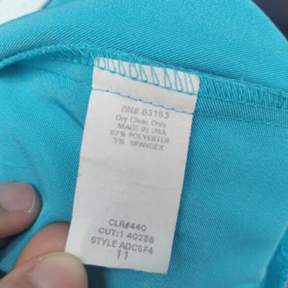 RAMPAGE | Vintage Y2k Icy Blue Strapless Double Side Slit Formal Prom Dress 11 - Picture 15 of 16